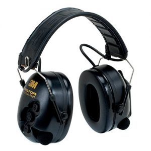 Electronic ear muffs help reduce the risk of hearing loss.