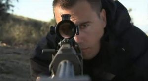 Ryan Cleckner behind the scope